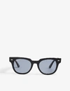 Ray Ban Ray-ban Womens Black Rb2168 Meteor Square-frame Sunglasses In Black