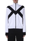 GIVENCHY TWO-TONE JACKET WITH ZIP,BW9049 4Z38004