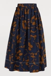 MARNI FLARED MIDI SKIRT,GOMA0086A0TCX44 BEB99