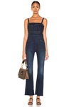 Mother The Pocket Hustler Denim Overalls In Up Your Alley