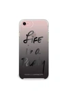 REBECCA MINKOFF LIFE IS A PARTY FOIL DOUBLE UP IPHONE 7 CASE,0400099676278