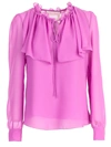 SEE BY CHLOÉ FRILLED NECK BLOUSE,10797278