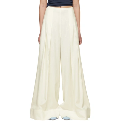 Jacquemus 灰白色“le Pantalon De Costume”长裤 In Off White