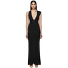 JACQUEMUS BLACK 'LA ROBE AZUR' DRESS