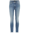 MOTHER STUNNER TWO STEP FRAY SKINNY JEANS,P00359446