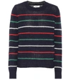 ISABEL MARANT ÉTOILE GIAN STRIPED ALPACA-BLEND SWEATER,P00361756