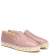 BOTTEGA VENETA INTRECCIATO LEATHER ESPADRILLES,P00361984