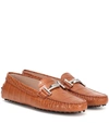 TOD'S GOMMINO LEATHER LOAFERS,P00375109