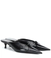 BALENCIAGA KNIFE PATENT LEATHER MULES,P00362035