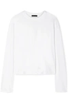 Atm Anthony Thomas Melillo Classic Jersey Long-sleeve Boy Tee In White In White