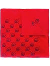 GUCCI GUCCI 'GUCCIGHOST' POCKET SQUARE - RED