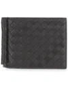 BOTTEGA VENETA BOTTEGA VENETA WOVEN BILLFOLD WALLET - BLACK