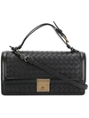 BOTTEGA VENETA BOTTEGA VENETA OLIMPIA KNOT SHOULDER BAG - BLACK