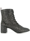 MACGRAW STARDUST GLITTER ANKLE BOOTS