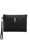 SAINT LAURENT QUILTED LEATHER PURSE