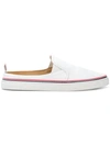 Thom Browne Rubber Cupsole Trainer Slide In 100 White