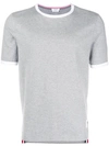 Thom Browne Ringer Slim-fit T-shirt In Grey