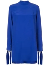 DEREK LAM LONG SLEEVE MOCK NECK TUNIC