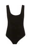 VINCE SEAMED COTTON BODYSUIT,V587683332