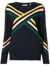 CHINTI & PARKER COLOUR-BLOCK FITTED SWEATER