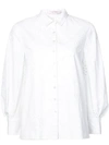 CAROLINA HERRERA FLORAL EMBROIDERED SHIRT