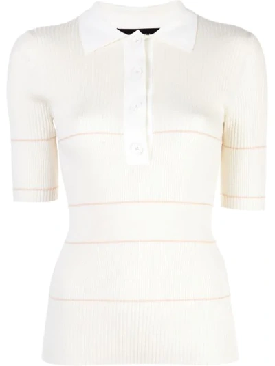 Proenza Schouler 针织polo衫 - 白色 In White