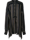 PROENZA SCHOULER CREPE STRIPED SHIRT