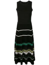 PROENZA SCHOULER STRIPED RIB DRESS