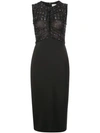 JASON WU COLLECTION SEQUIN DETAILING FITTED DRESS
