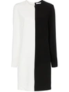 GIVENCHY TWO-TONE SHIFT DRESS