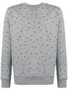 PS BY PAUL SMITH PS PAUL SMITH PAINT SPLATTER SWEATSHIRT - GREY