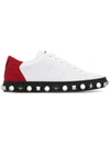 Philipp Plein Lo-top Sneakers Playboy-in Stock-black / Red In White