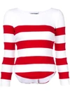 MOSCHINO STRIPED SWEATSHIRT