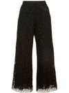 ADAM LIPPES CORDED LACE CROPPED TROUSERS