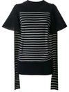 JW ANDERSON DOUBLE LAYER-SLEEVE T-SHIRT