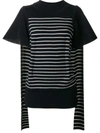 Jw Anderson Double Layer-sleeve T-shirt In Blue
