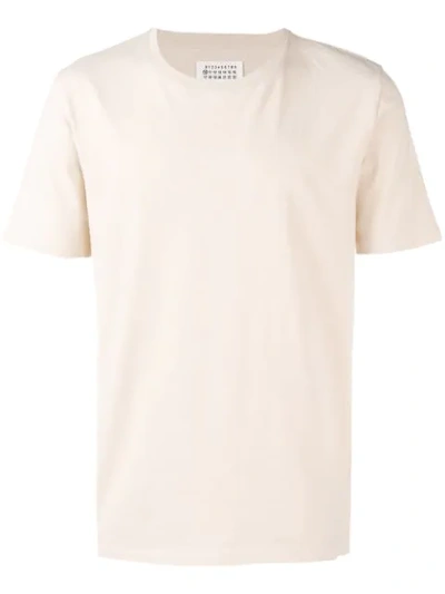 Maison Margiela Round Neck T-shirt - 金属色 In Neutrals