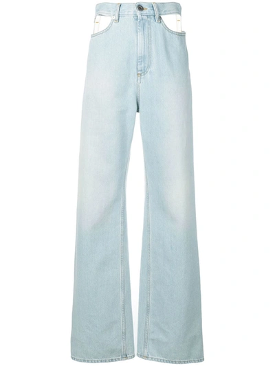 MAISON MARGIELA DÉCORTIQUÉ WIDE-LEG JEANS