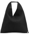 Mm6 Maison Margiela Small Japanese Canvas Tote Bag In Black