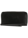 MM6 MAISON MARGIELA MM6 MAISON MARGIELA ZIP AROUND WALLET - BLACK