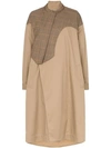 Preen By Thornton Bregazzi Hannah Padded Oversized Coat In Camel