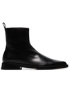 ANN DEMEULEMEESTER FLACHE STIEFELETTEN