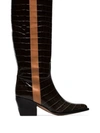 CHLOÉ COFFEE BROWN 60 KNEE HIGH LEATHER BOOTS