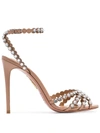 Aquazzura Tequila 105mm Sandals In Pink