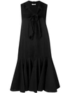 JW ANDERSON EXAGGERATED HEM DRESS WITH BOW DETAIL