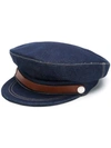 JW ANDERSON JW ANDERSON INDIGO FISHERMAN'S CAP - BLUE