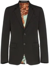 GIVENCHY LINED BUTTON UP BLAZER JACKET
