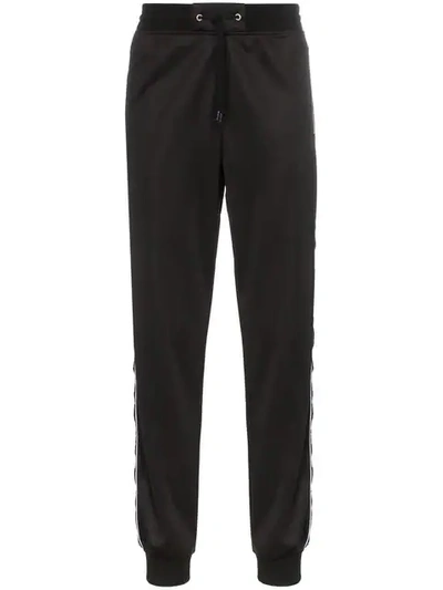 Givenchy Logo Stripe Track Trousers In Black