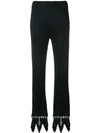 EMILIO PUCCI MACRAMÉ FRINGED HEM TROUSERS