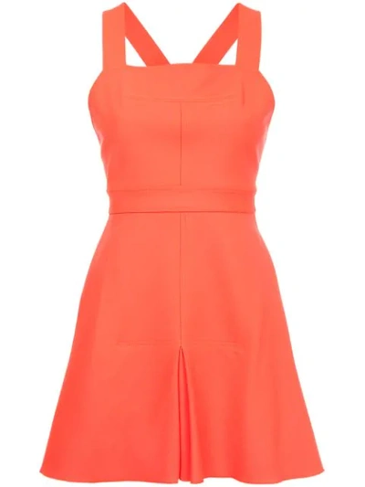 Dion Lee Utility Apron Dress In Red